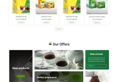 تصميم موقع رويال فودز (Royal Foods EG)